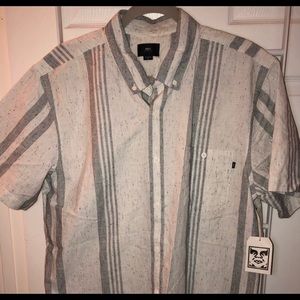 Men’s XL Obey Short Sleeve Button up shirt